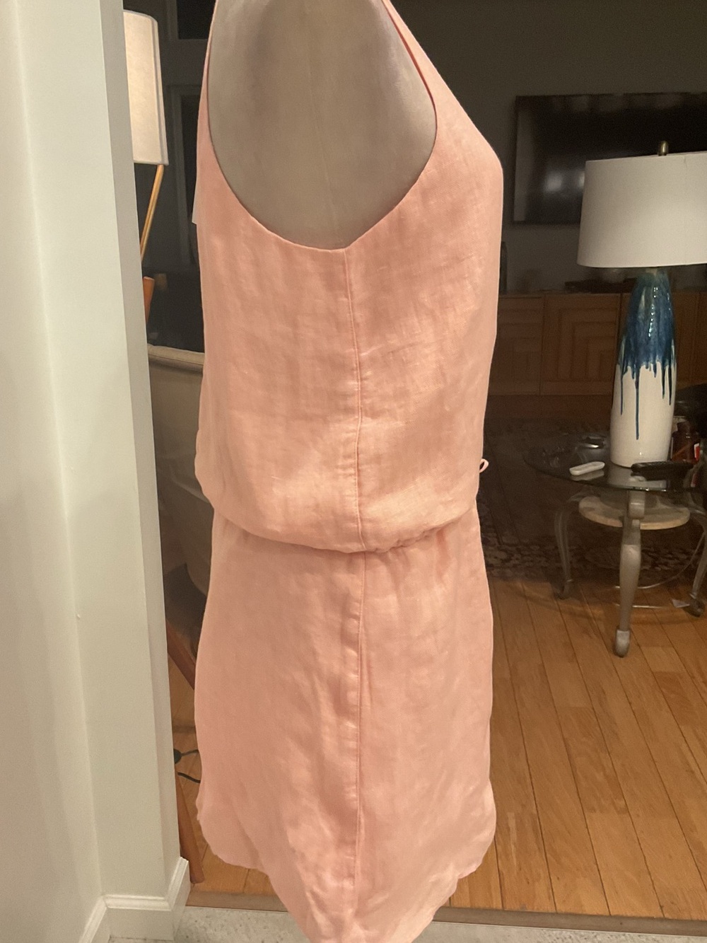 Joie x Revolve Pink Linen Diega B Dress - Picture 3 of 7